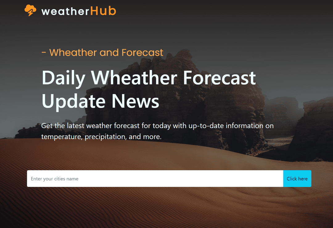 WeatherHub